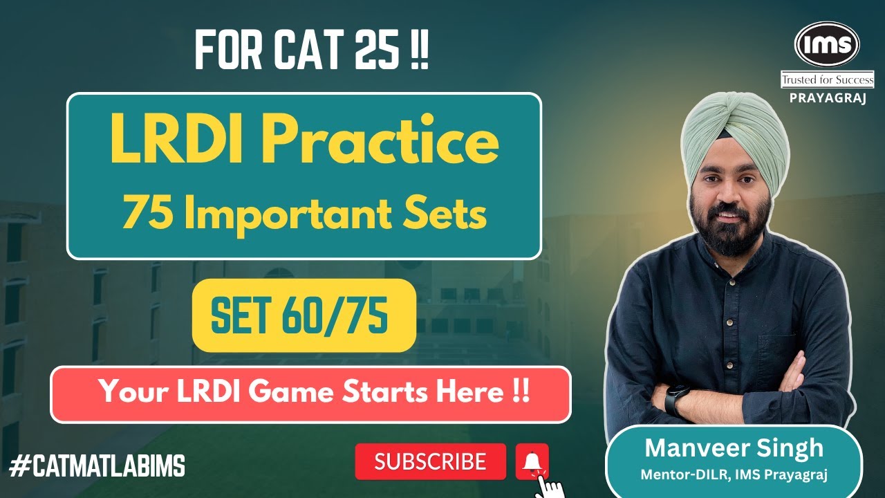 CAT 25 LRDI Daily Practice | Set 60 |Games & Tournament-10(Modd)#cat25 ...