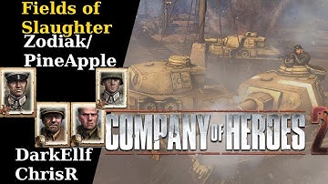 [COH2][WM/WM v USF/USF] Propagandacast #2191 Pinapple/Zodiak v ChrisR/DarkElllf