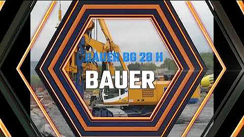 BAUER BG 28 H/ Rotary Drilling Rig Base Carrier BT 85