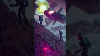 FAST SCI-FI 2D Animation AI generated with funky space music #shorts