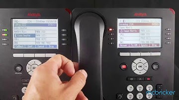 Conference Call using Directory 9508 9608 Avaya IPOffice McBricker