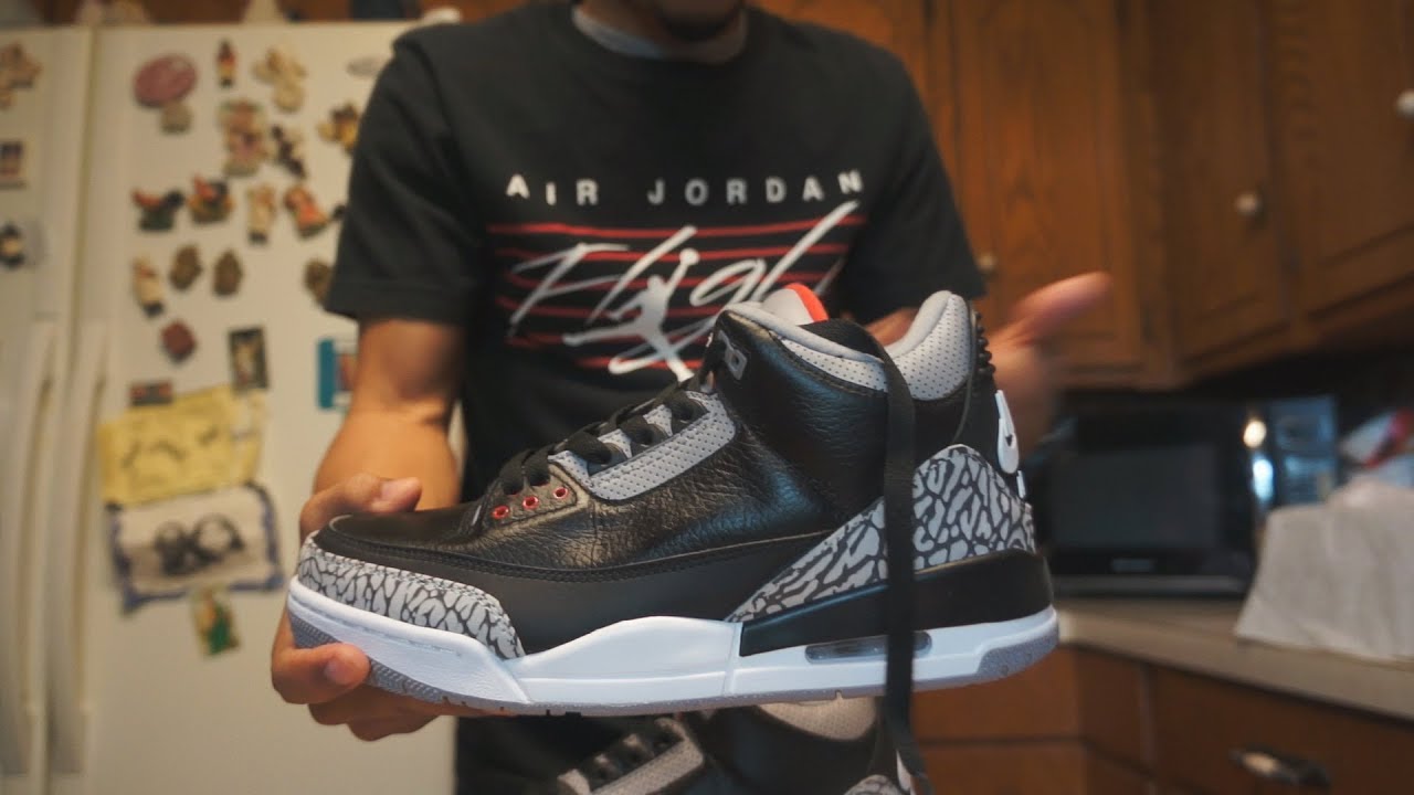 UNBOXING Jordan 3 Cement won from Ron Reviews and GohamBroham raffle