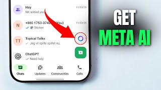 How To Get META AI On WhatsApp Android [New Update]