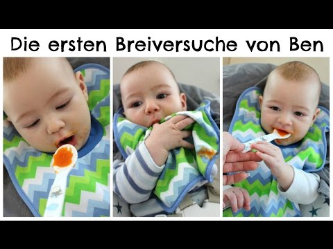 Babybrei selber kochen | Babys vollständiger Mittagsbrei + Nachtisch. 