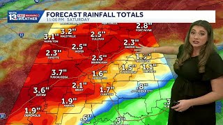 Strong to severe storms will sweep across Alabama to start the weekend weather forecast