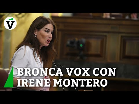 Diputada de Vox a Irene Montero: "Su único merito es haber estudiado en profundidad a Iglesias"