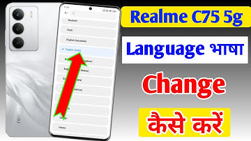 Realme c75 5g me Language kaise change kare / How to change Language in Realme c75 / bhasha setting