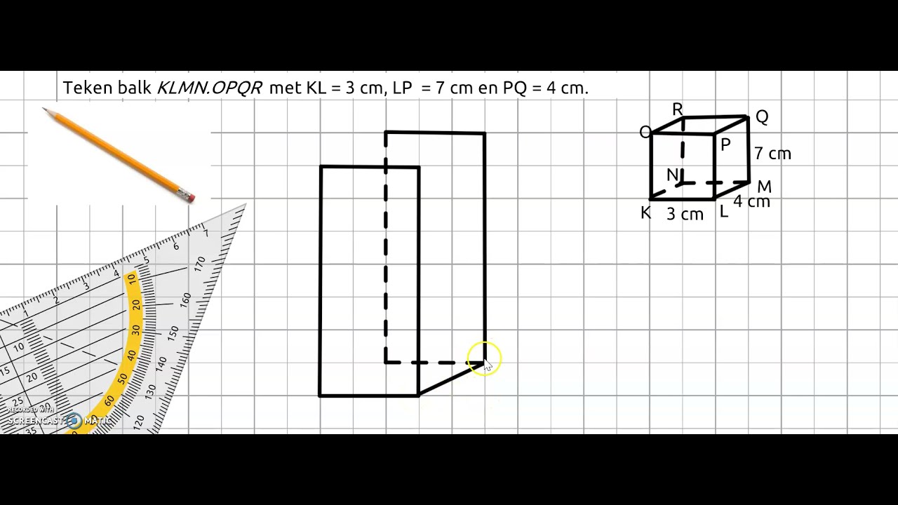 Hoe teken je een balk? - YouTube