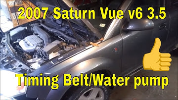 2007 Saturn Vue 3.5 v6 (honda engine) timing belt and water pump replace