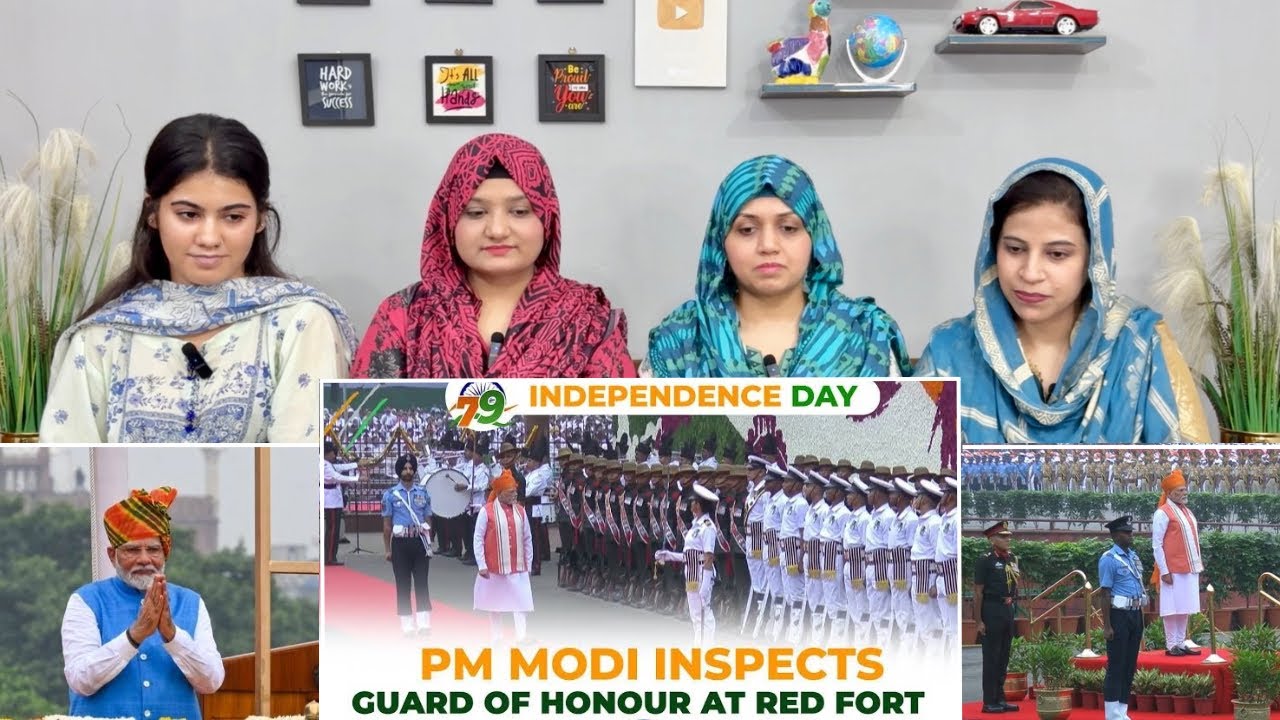 PM Modi Inspects The Guard Of Honour At Red Fort On 79th Independence Day 2025 | Reactology 2.0