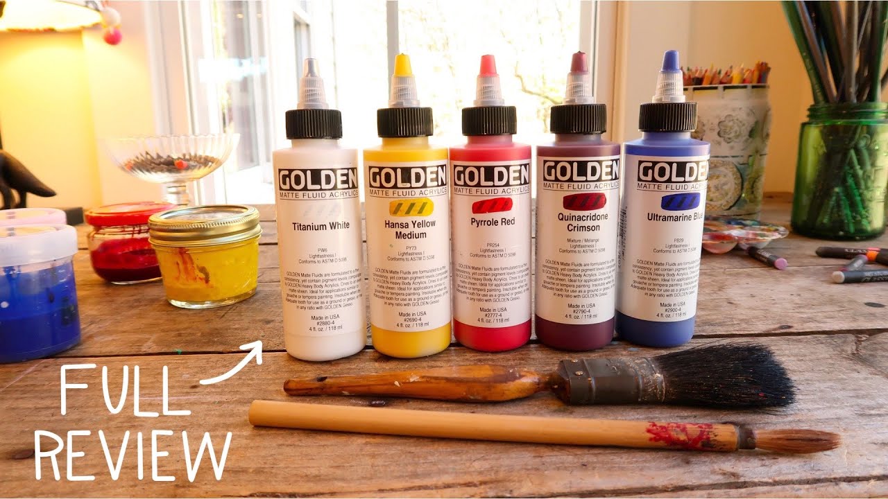 Golden Fluid Acrylics — Greenville Arms 1889 Inn