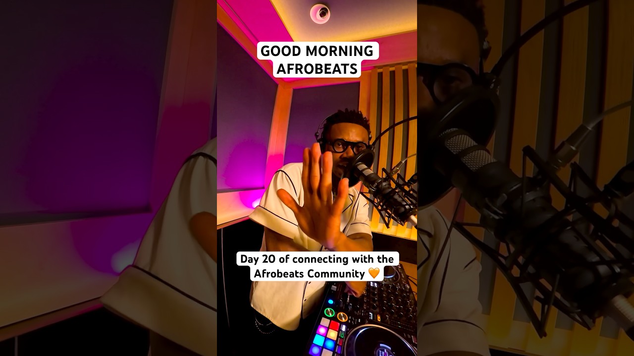 All my afrobeats people! Wherever you’re watching this from I want to send you my love 🧡 