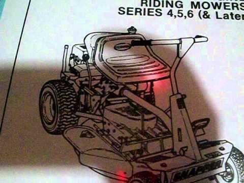 my mid 70s snapper rear engine rider photos and service manuals
