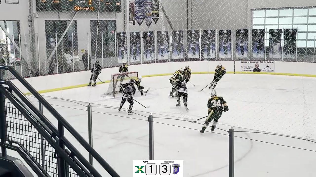 November 16, 2025 - St. Xavier HS vs. Evansville Thunder - Sam Burke Goal (1-4)