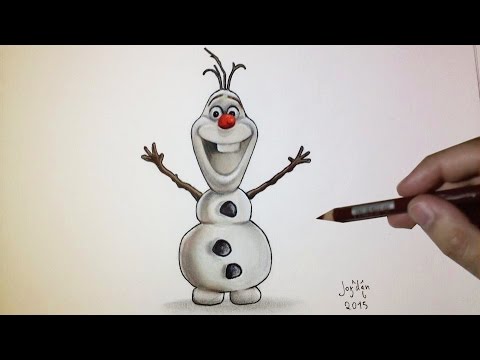 Vidéo: Comment Dessiner Olaf Du Dessin Animé 