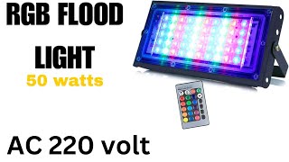 RGB Flood light remote control 220v detailed review | Studio light | by Daraz Hunters 28 views 10 days ago 2 minutes, 19 seconds