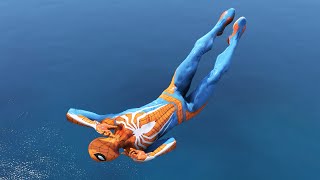 GTA 5 Epic Ragdolls | SpiderMan  Funny Moments ( Euphoria physics/Jumps/Fail )