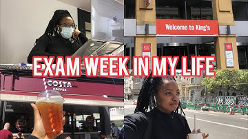 VLOG: Exam Week in My life | 1st year Computer Science Student | KCL