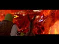 Shrek bridge scene but it's on Mustafar from Star Wars