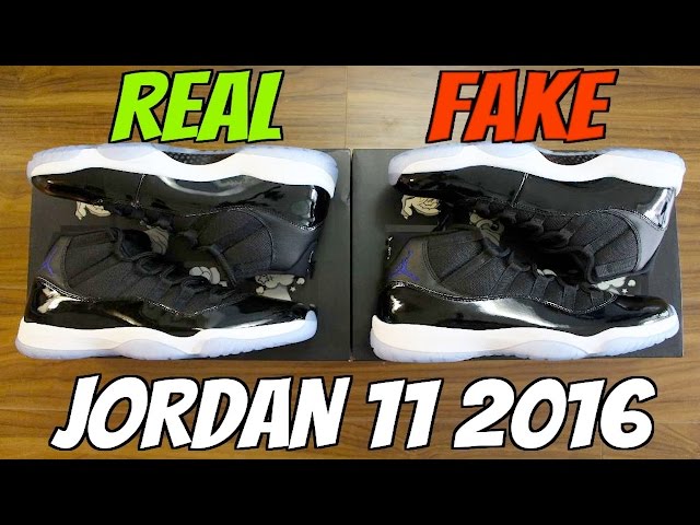 jordan 11 space jam real vs fake