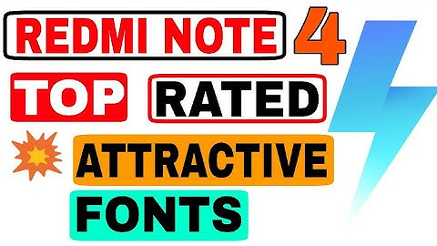 Redmi Note 4 | MIUI 10 | Most Attractive Fonts | MONITIZATION ENABLED | THANKS FOR SUPPORT | Ft.TNVJ