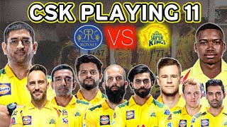 IPL 2021: CHENNAI SUPER KINGS PLAYING 11 FOR 3rd MATCH AGAINST RAJASTHAN ROYALS | CSK VS RR IPL 2021