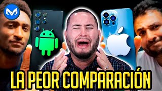iPhone vs Android MEGA REACCION!!!!!!!