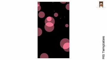 Template Video Background Full Screen | Bubbles🥳 Effect | Kinemaster Template Black Screen Status