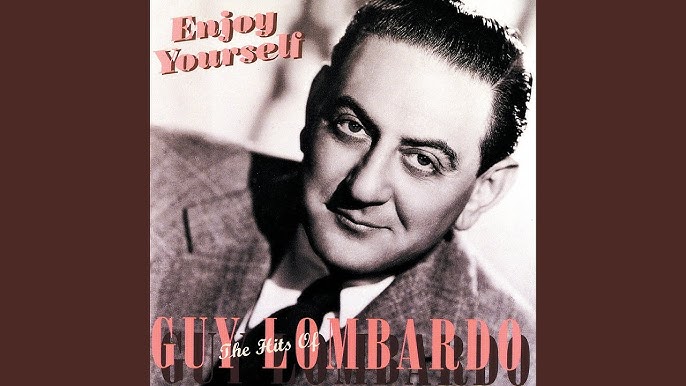 Guy Lombardo Enjoy Yourself (It's Later Than You Think) Vinyl Record Song  Lyric Art Print - Red Heart Print