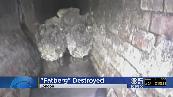 FATBERG: A giant clog has been removed from the London sewer system