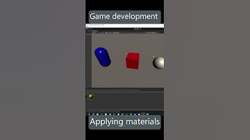 Creating and applying materials, solid colors and textures - (Quick Tutorial)