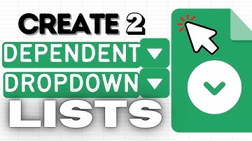 Create 2 Dependent Dropdown Lists in Google Sheets (Named Ranges)