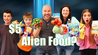 Living Off $5 Diet For 24 Hours! Eating Foods That Will Help Us Make Contact! The Visitors (File 6)