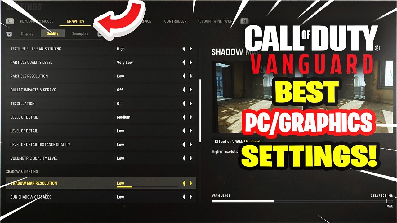 Best Settings For Call Of Duty: Vanguard On PlayStation And Xbox - GameSpot