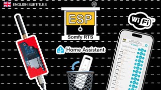 Domotique : contrôlez vos volets Somfy avec HomeAssistant - ESPSomfy-RTS