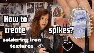 How to create SPIKES! Soldering - Spiky Jewelry Tutorial SOFT soldering screenshot 5