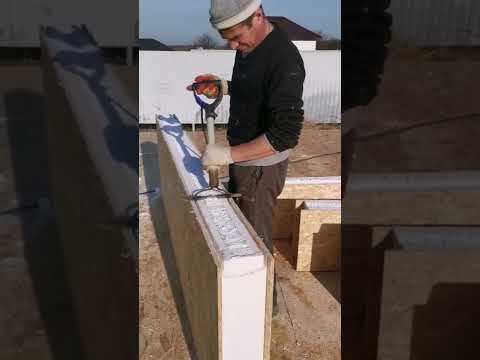Анапа, каркасные дома из СИП панелей, паяльник для выборки паза