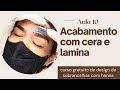 Acabamento : Da para usar lamina nas sobrancelhas ? -Curso designer iniciante Aula 10