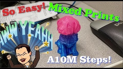 Tested! How easy is Mixed extruder printing with the Geeetech A10M?