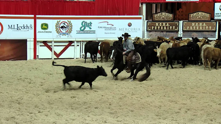 2014 NCHA Futurity Open 1st Go - Luke Denton