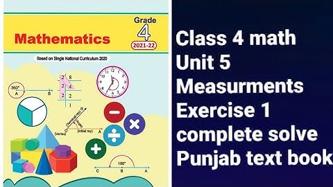class 4 math unit 5 measurement exercises 1 complete solve/conversion of units of length  cm mm m km