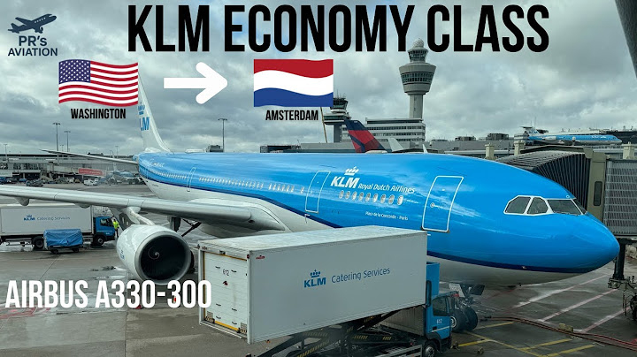 TRIP REPORT | KLM | Economy Class | Airbus A330-300 | Washington - Amsterdam