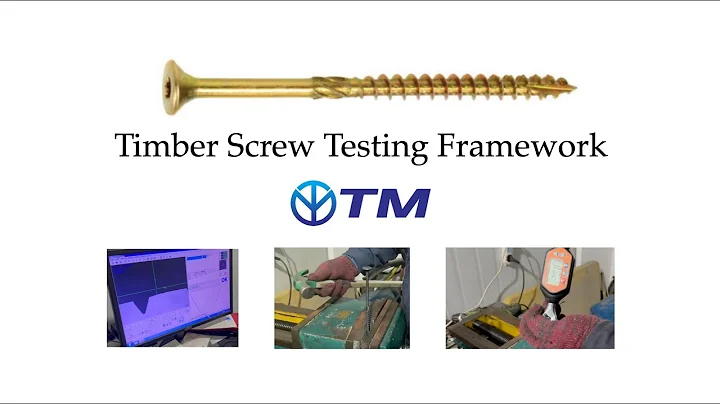 Timber Screw Mechanical & Dimensional Testing Framework / TM Fastener / 2025