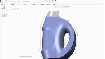 Bottle - PTC Creo Parametric / fonction freestyle