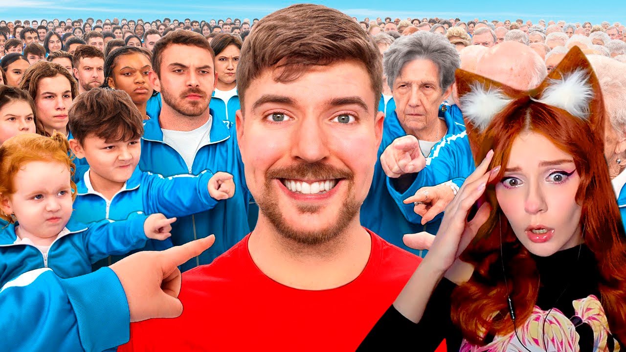Люди от 1 до 100 Лет Решают, кто Выиграет $250,000 MrBeast МИСТЕР БИСТ РЕАКЦИЯ