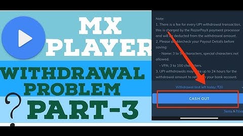Mx player withdrawal problem today #Sonu Tech