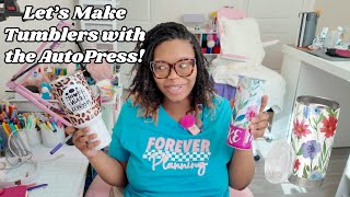 Mother's Day Glass Crafting with the A200 Auto Tumbler Heat Press | Review and First Impressions
