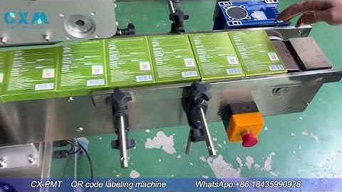 labeling machine| QR code labeling machine | box security code flat surface labeling machine