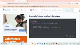 Java data type (primitive)