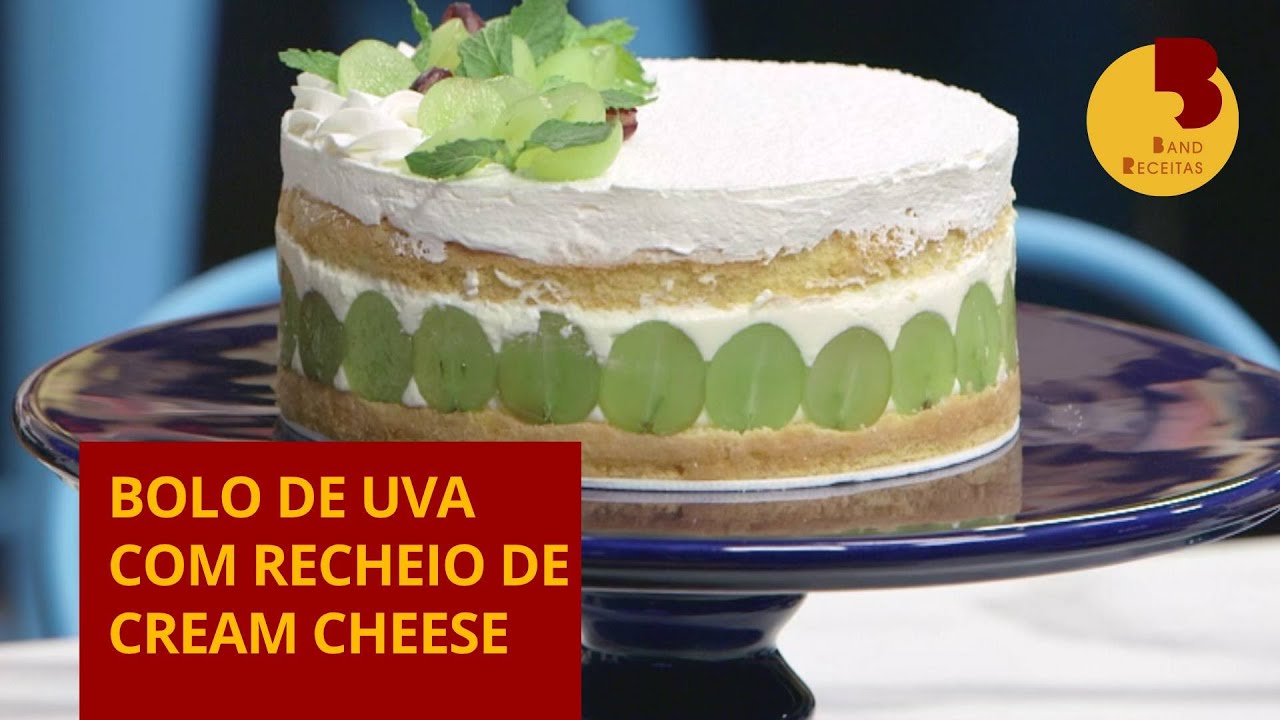 Bolo de uva com recheio de cream cheese | Cecília Victório | The Chef